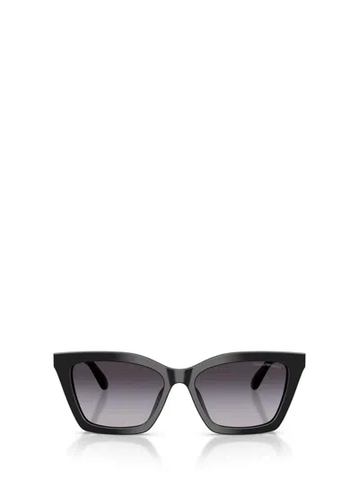 Emporio Armani Grey Gradient Butterfly Ladies Sunglasses Ea4250u 50178g 54 In Black