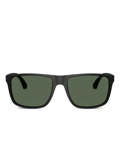 Emporio Armani Sunglasses Blacks And Greys In Green