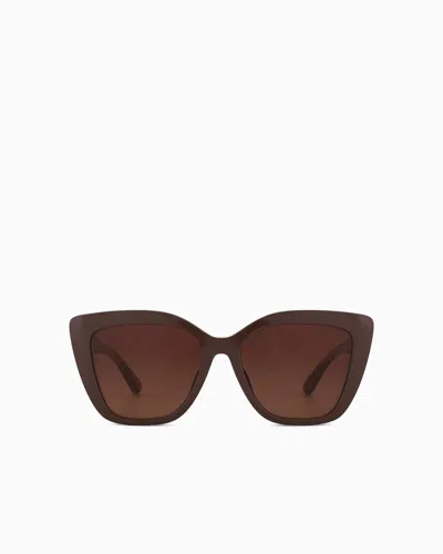 Emporio Armani Sunglasses In Brown