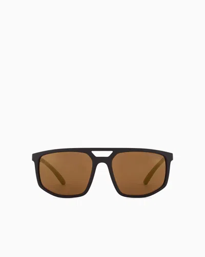Emporio Armani Sunglasses In Brown