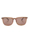 Emporio Armani Sunglasses Brown In Brown