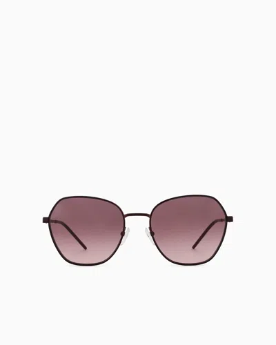 Emporio Armani Sunglasses In Burgundy