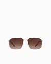 Emporio Armani Sunglasses In Gold