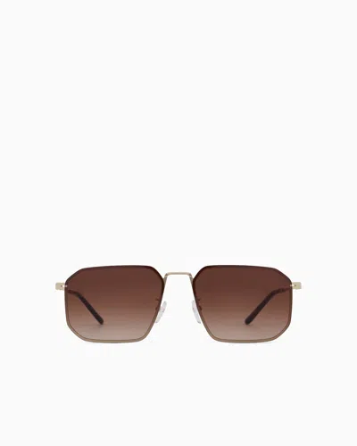Emporio Armani Sunglasses In Gold