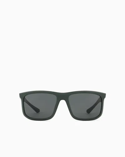EMPORIO ARMANI MEN’S SQUARE SUNGLASSES