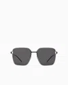 Emporio Armani Grey Square Ladies Sunglasses Ea2159d 301487 57 In Grey