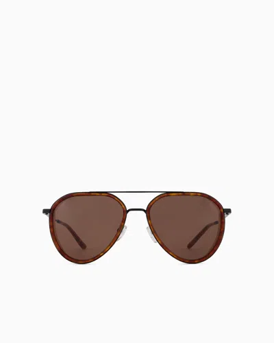 Emporio Armani Sunglasses In Orange