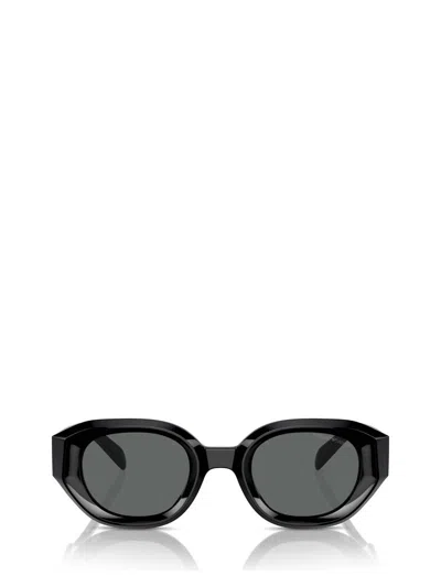 Emporio Armani Sunglasses In Shiny Black