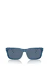Emporio Armani Sunglasses In Shiny Opaline Blue