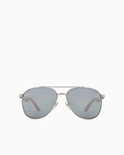 Emporio Armani Kids' Sunglasses In Silver
