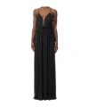 Emporio Armani Suspender Dress In Black