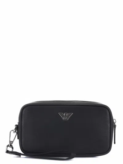 Emporio Armani Sustainability Collection Handbag In Black