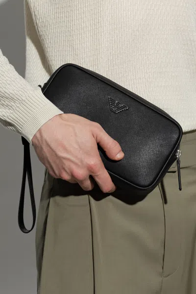 Emporio Armani ‘sustainability' Collection Handbag In Black