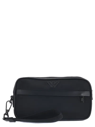Emporio Armani Sustainability Collection Handbag In Nero