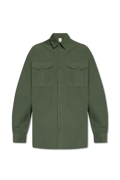 Emporio Armani Sustainability Collection Shirt In Green