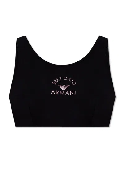 Emporio Armani Sustainability Collection Underwear Top In Black