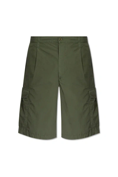 Emporio Armani Sustainable Collection Shorts In Green