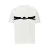 Emporio Armani Sv Flocked Logo T-shirt In White