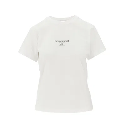 Emporio Armani Sv Photographic Print T-shirt In White