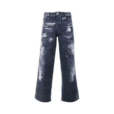 EMPORIO ARMANI SV PRINTED DRILL PANTS