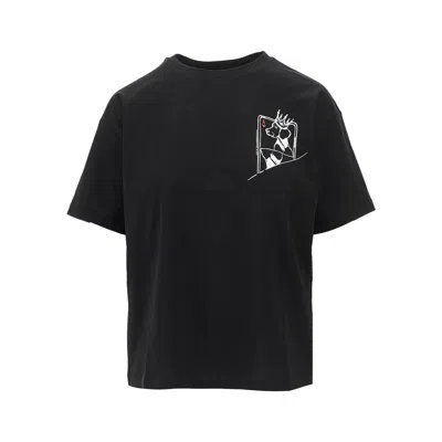 Emporio Armani Sv 'we Love Dogs' T-shirt In Black