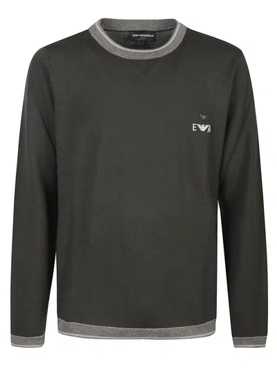 Emporio Armani Sweater In Black