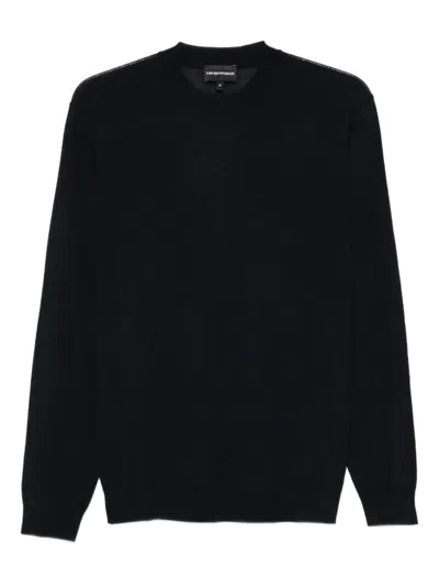 Emporio Armani Sweater In Black