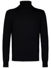 Emporio Armani Turtleneck Sweater In Black