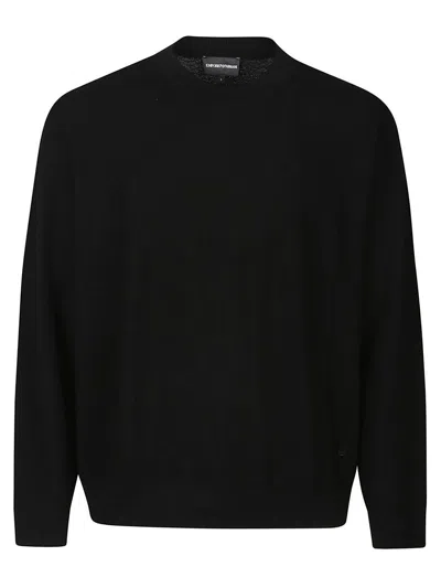 Emporio Armani Sweater In Black