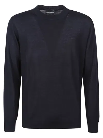 Emporio Armani Essential Sweater In Black