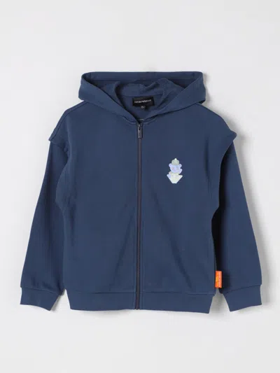 Emporio Armani Sweater  Kids Color Blue
