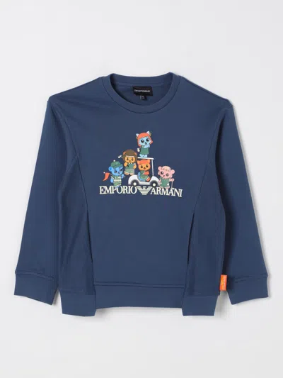 Emporio Armani Sweater  Kids Color Blue