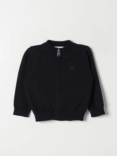 Emporio Armani Babies' Sweater  Kids Color Blue