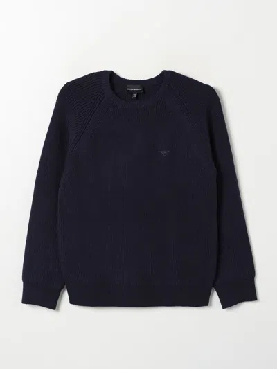 Emporio Armani Sweater  Kids Color Blue In Blau