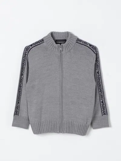 Emporio Armani Sweater  Kids Color Grey In Grau