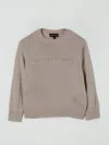 Emporio Armani Sweater  Kids Color White In Brown