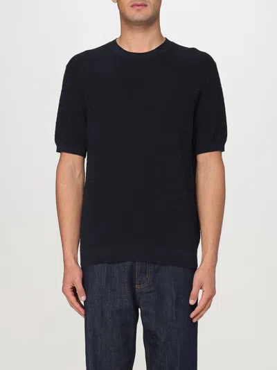 Emporio Armani Sweater  Men Color Blue