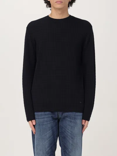EMPORIO ARMANI SWEATER EMPORIO ARMANI MEN COLOR BLUE,G65381009