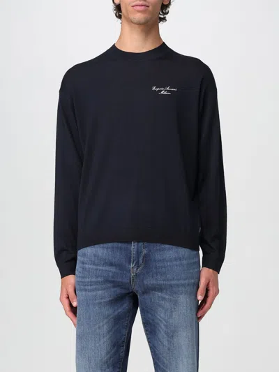 Emporio Armani Sweater  Men Color Blue