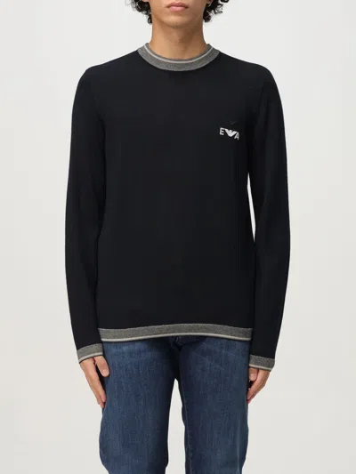 Emporio Armani Sweater In Blue