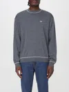 Emporio Armani Sweater  Men Color Grey In Gray