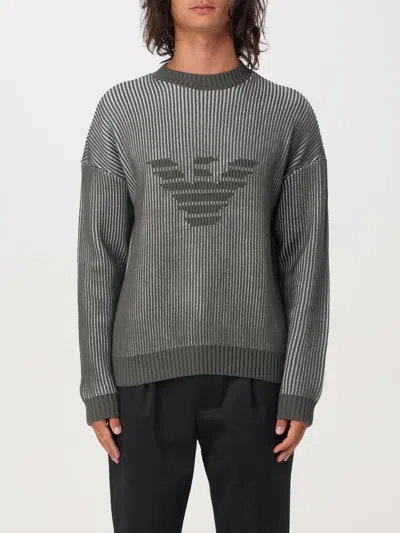 Emporio Armani Sweater  Men Color Military In Military