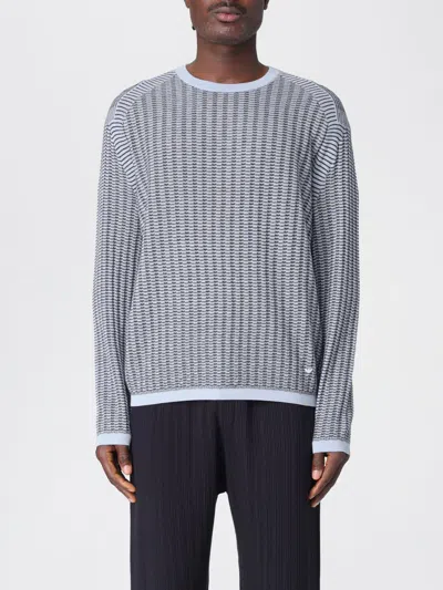 Emporio Armani Sweater  Men Color Navy In Gray