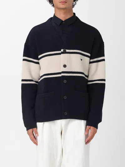 EMPORIO ARMANI SWEATER EMPORIO ARMANI MEN COLOR NAVY,434880045