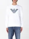Emporio Armani Logo Print Long-sleeved Sweatshirt