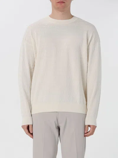 Emporio Armani Sweater  Men Color Yellow Cream In Yellow Cream