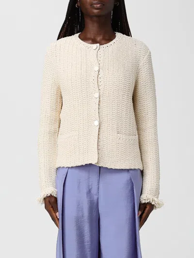 Emporio Armani Long-sleeved Casual Jacket In Neutral