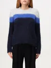Emporio Armani Sweater  Woman Color Blue In Blau