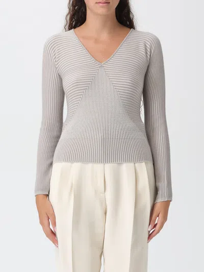 Emporio Armani Sweater  Woman Color Grey In Gray