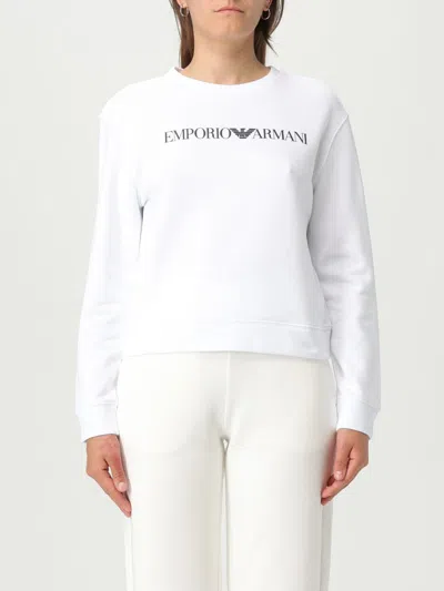 EMPORIO ARMANI SWEATER EMPORIO ARMANI WOMAN COLOR WHITE,G96018001